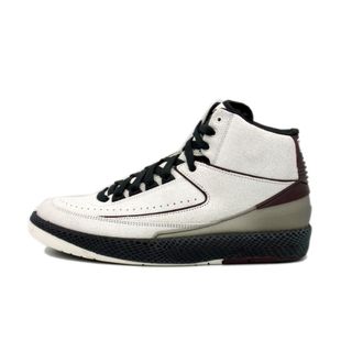 ナイキ(NIKE)のナイキ NIKE × ア マ マニエール A Ma Maniere ■ 【 AIR JORDAN 2 AIRNESS Sail and Burgundy DO7216 100 】 エア ジョーダン 2 エアネス セイル アンド バーガンディ スニーカー　32721(スニーカー)