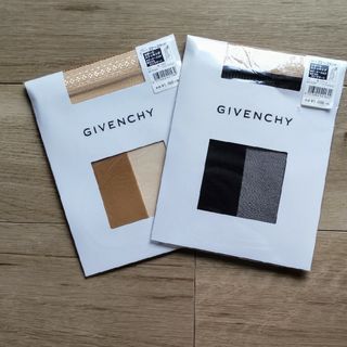 ジバンシィ(GIVENCHY)のGIVENCHY ジバンシイ　ガーター式　サポートストッキング(ベージュ&ブラッ(その他)