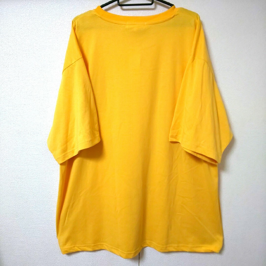 新品 APERIO 5L 半袖 Tシャツ イエロー 大きいサイズ トップス 黄色 メンズのトップス(Tシャツ/カットソー(半袖/袖なし))の商品写真