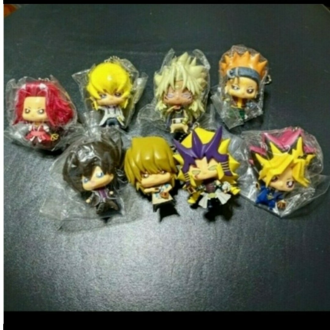 遊戯王(ユウギオウ)の遊戯王 デフォルメキーボールチェーンジャック・アトラスクロウ・ホーガン武藤 エンタメ/ホビーのアニメグッズ(キーホルダー)の商品写真