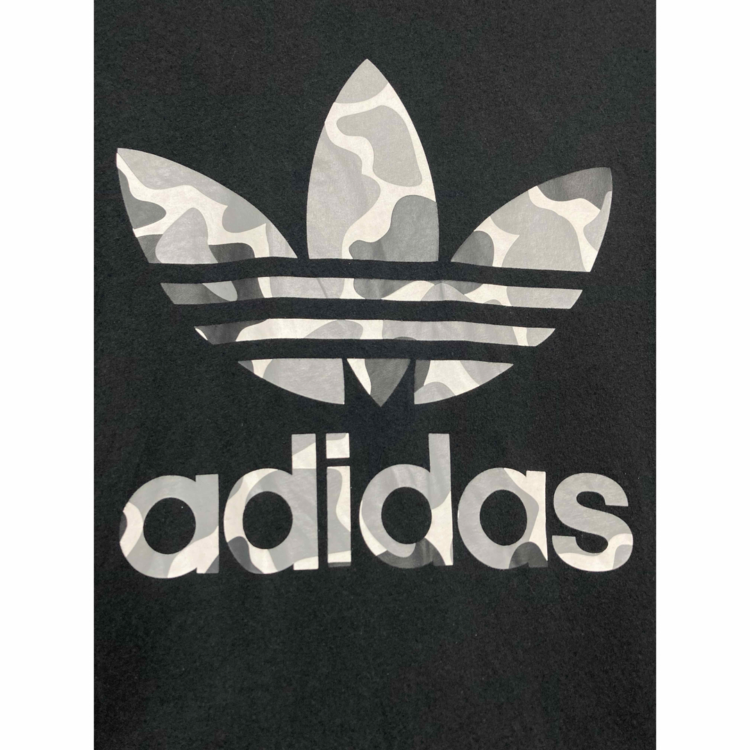 adidas 黒Tシャツ レディースのトップス(Tシャツ(半袖/袖なし))の商品写真