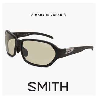 スミス(SMITH)の【新品】 日本製 SMITH Aura オーラ Matte Black X-Super Brown 42 スミス 明るい 偏光サングラス 釣り 釣り用 メーカー ブランド おすすめ 偏光 レンズ スポーツサングラス メンズ 黒 ブラック フレーム 朝 夕方 曇り 薄い色(サングラス/メガネ)