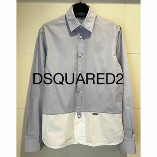 ディースクエアード(DSQUARED2)のDSQUARED2（ディースクエアード） コットンシャツ バイカラー(シャツ)