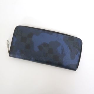 ルイヴィトン(LOUIS VUITTON)の【LOUIS VUITTON】ルイヴィトン ジッピーウォレット ヴェルティカル 長財布 ダミエコバルトカモフラージュ N63293 CA1135 イニシャル入り/tm08570kw(長財布)