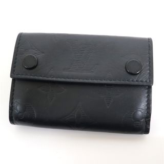 ルイヴィトン(LOUIS VUITTON)の【LOUIS VUITTON】ルイヴィトン モノグラムシャドウ ディスカバリーコンパクトウォレット M67631 RFID/ar1173(折り財布)