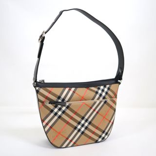 バーバリー(BURBERRY)の【burberrys】バーバリーズ ショルダーバッグ ノバチェック ベージュ レザー×キャンバス/tm08551kw(ショルダーバッグ)