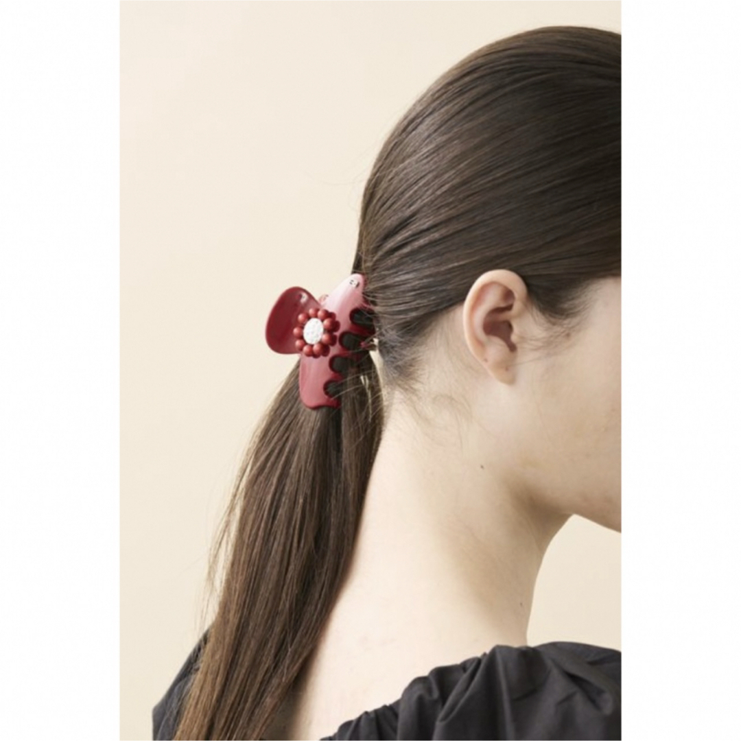 アレクサンドル ドゥ パリ Sクリップ FLEUR DE PERLE ピンク アレクサンドル ドゥ パリ Sクリップ FLEUR DE PERLE ピンク