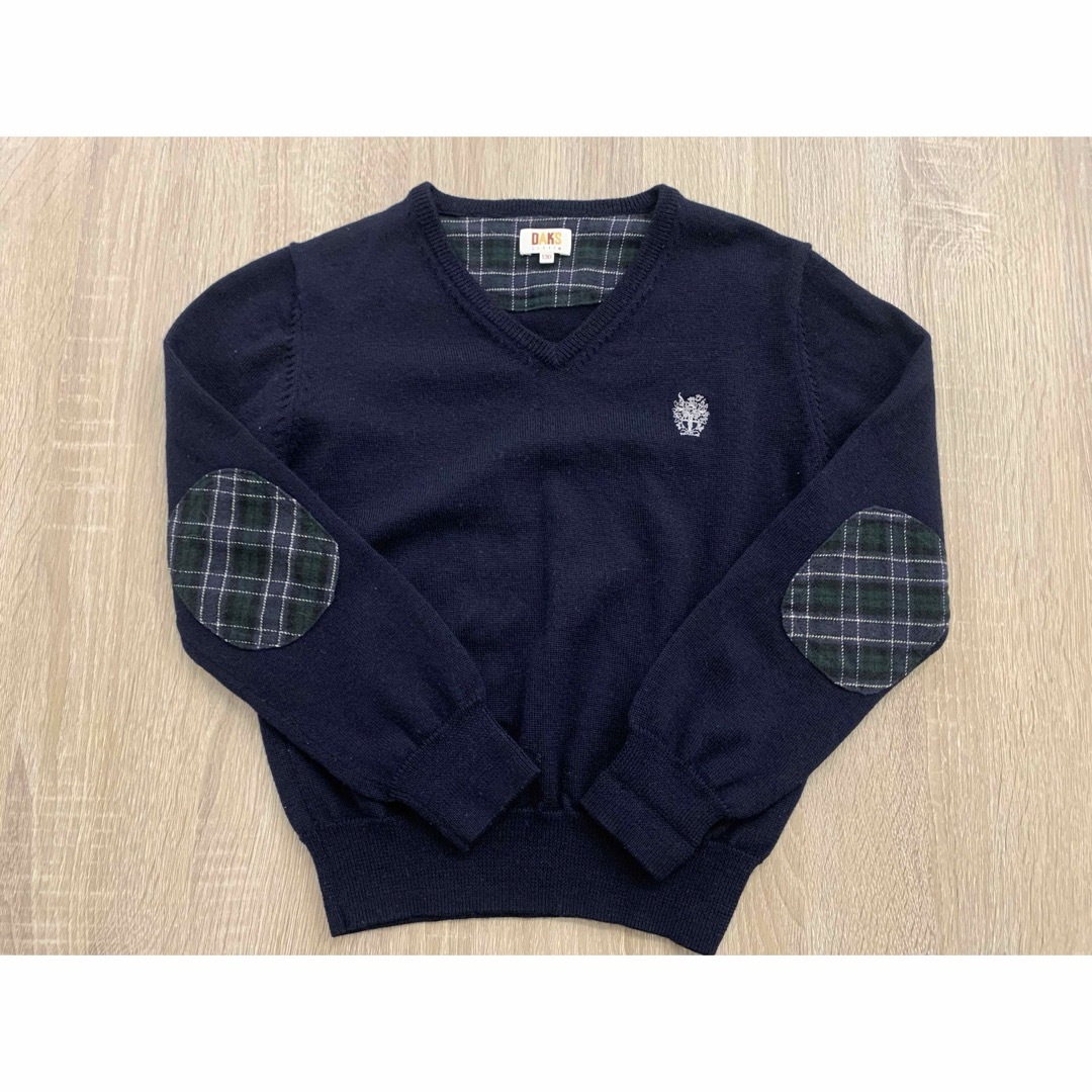 DAKS(ダックス)のdaks little ニット　セーター　130センチ　ダックス キッズ/ベビー/マタニティのキッズ服男の子用(90cm~)(ニット)の商品写真