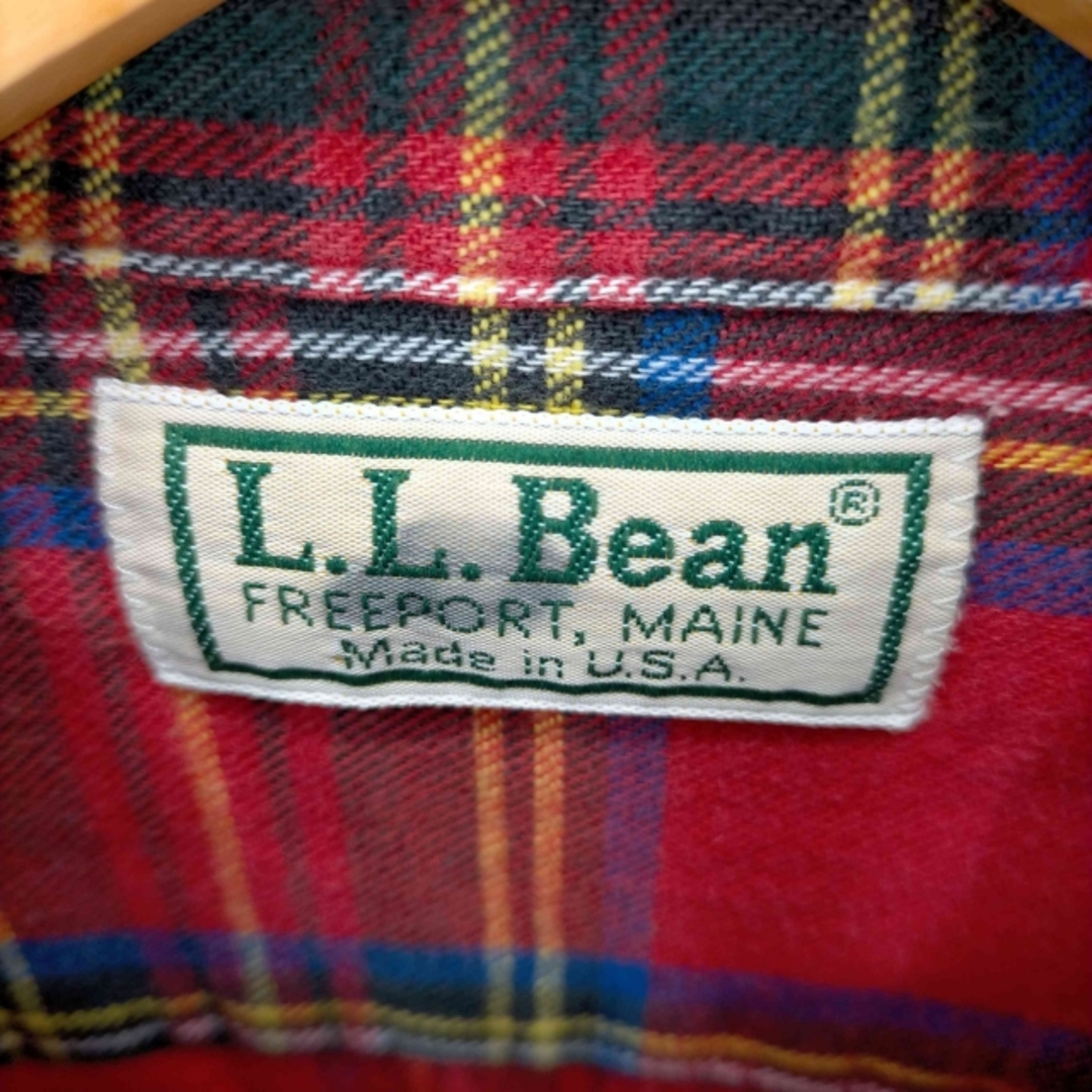 L.L.Bean(エルエルビーン)のL.L.Bean(エルエルビーン) USA製 長袖フランネルシャツ メンズ メンズのトップス(その他)の商品写真