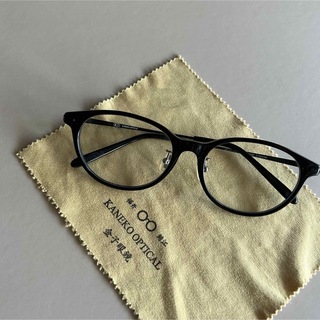 Ayame - 【金子眼鏡】男女兼用 金子眼鏡  メガネフレーム KO-05  日本製 ブラック