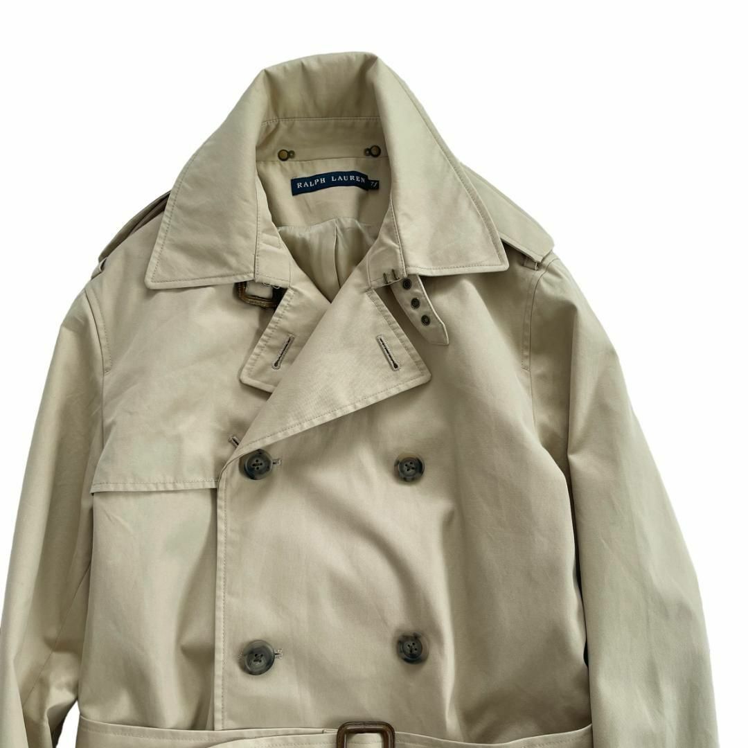 Ralph Lauren(ラルフローレン)のラルフローレン トレンチ コート L ベージュ 7F 牛革 ヴィンテージ 春 秋 メンズのジャケット/アウター(トレンチコート)の商品写真