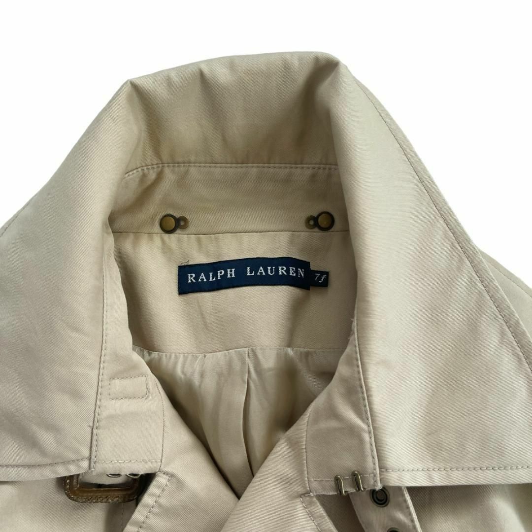 Ralph Lauren(ラルフローレン)のラルフローレン トレンチ コート L ベージュ 7F 牛革 ヴィンテージ 春 秋 メンズのジャケット/アウター(トレンチコート)の商品写真