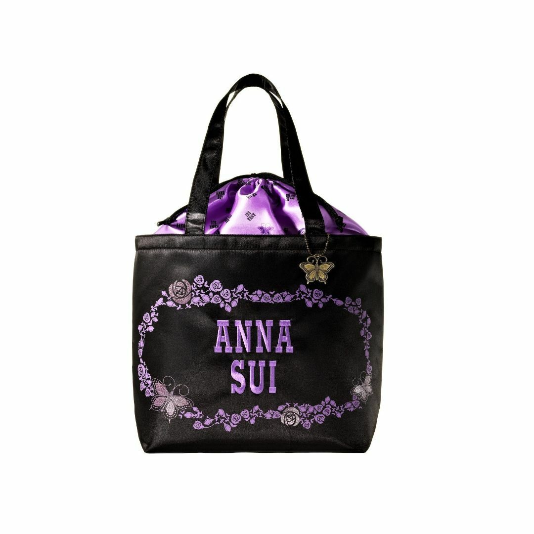 ANNA SUI(アナスイ)のアナスイ☆特製チャーム付きビッグ巾着トート レディースのバッグ(トートバッグ)の商品写真