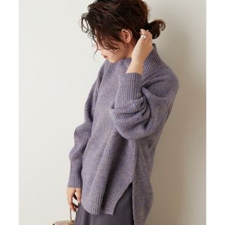 natural couture - ミックスヤーンハイネックチュニック　natural couture