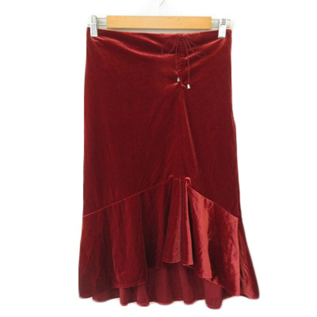 組曲 クミキョクファム KUMIKYOKU FAM. スカート フレア ベロア レディースのスカート(ひざ丈スカート)の商品写真