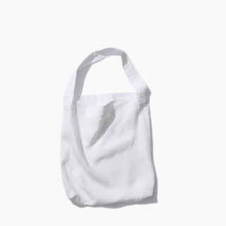 エイトン(ATON)のATON hemp oxford medium n.bag -white-(トートバッグ)