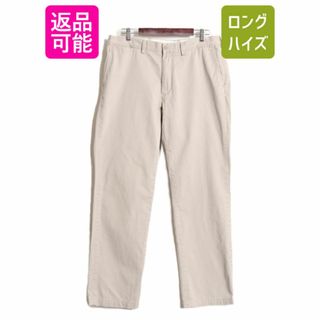 ラルフローレン(Ralph Lauren)のポロ ラルフローレン コットン チノ パンツ メンズ 36 32 / 古着 スラックス ノータック ストレート ポロチノ チノパンツ アーミー タイプ(チノパン)