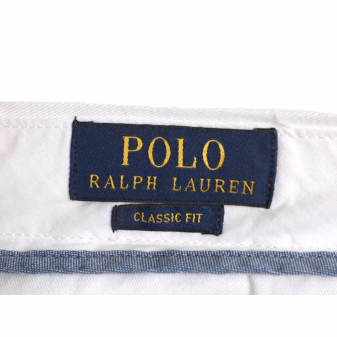 Ralph Lauren(ラルフローレン)のポロ ラルフローレン コットン チノ パンツ メンズ 32 30 / 古着 スラックス ノータック ストレート ポロチノ チノパンツ アーミー タイプ メンズのパンツ(チノパン)の商品写真