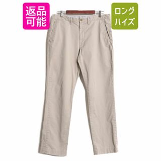 ラルフローレン(Ralph Lauren)のポロ ラルフローレン チノ パンツ メンズ 34 32 / 古着 スラックス チノパン ストレート ノータック アーミー タイプ コットン ストレッチ(チノパン)