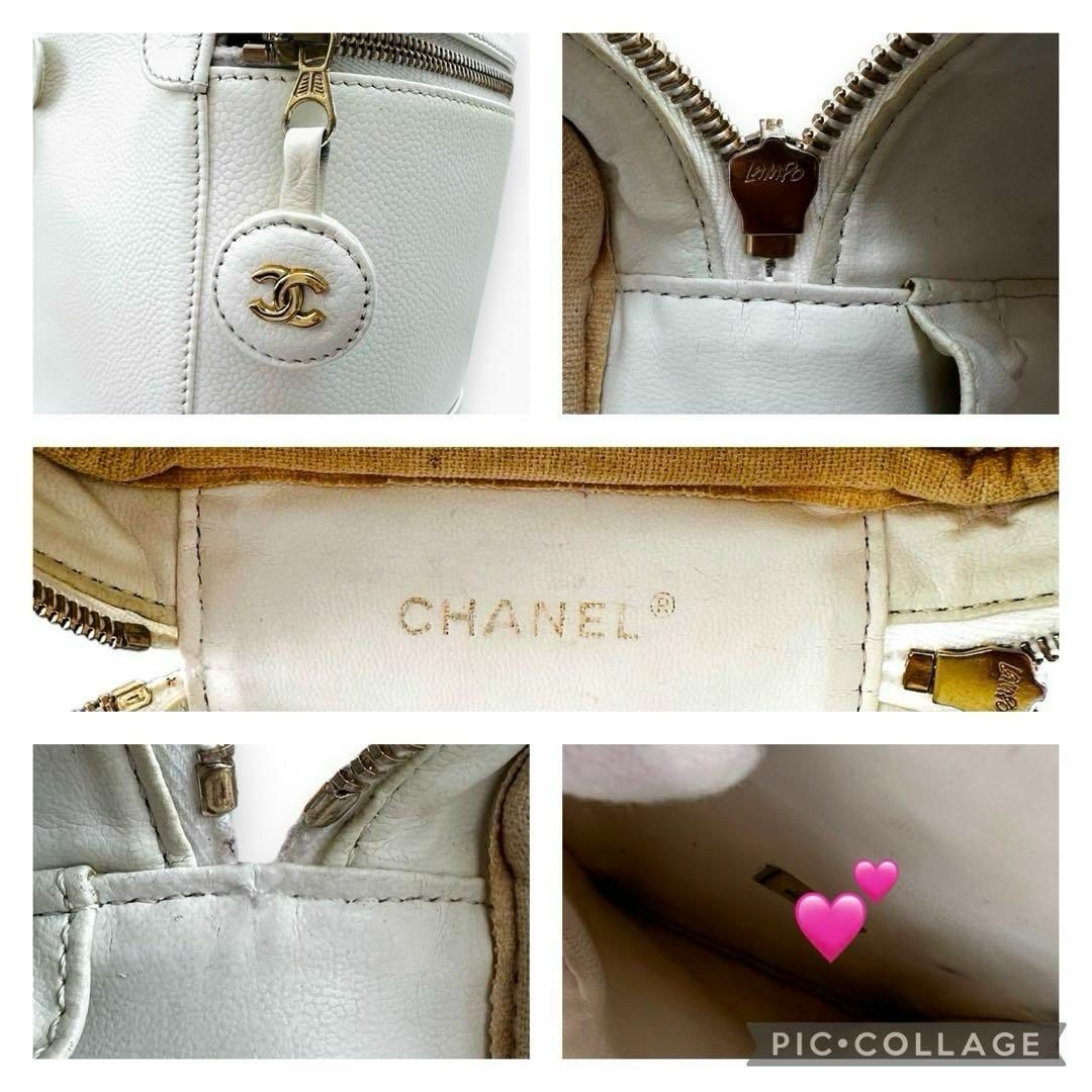 CHANEL(シャネル)の正規品 CHANELシャネル キャビアスキン バニティバッグハンドバッグポーチ レディースのバッグ(ハンドバッグ)の商品写真