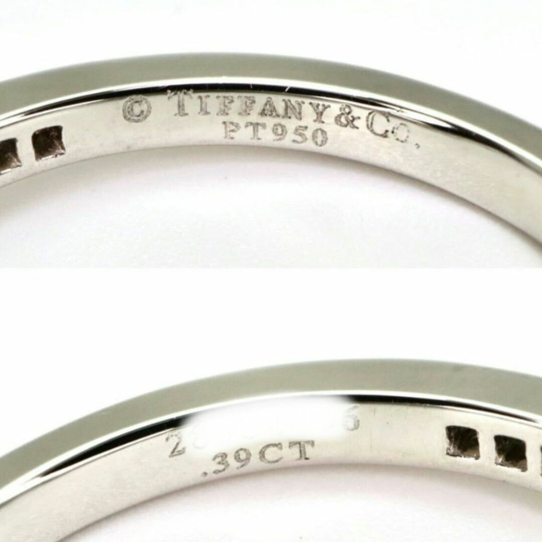Tiffany & Co.(ティファニー)のティファニー　スクエア　ダイヤ　プラチナ　リング　Pt950　0.39ct レディースのアクセサリー(リング(指輪))の商品写真