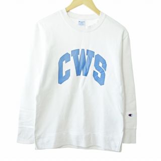 チャンピオン(Champion)のチャンピオン CWS トレーナー スウェット 長袖 プリント 白 F(トレーナー/スウェット)