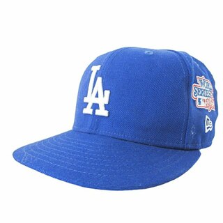 ニューエラー(NEW ERA)のニューエラ ベースボールキャップ 帽子 100th ドジャース 青 7 1/8(キャップ)