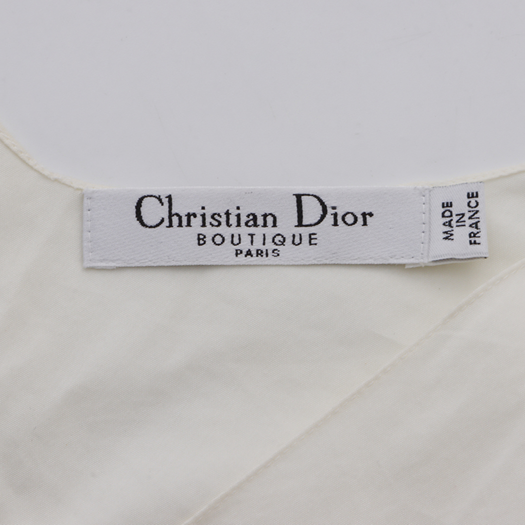 Christian Dior(クリスチャンディオール)のディオール Dior size38 ノースリーブ ブラウス レディースのトップス(シャツ/ブラウス(長袖/七分))の商品写真