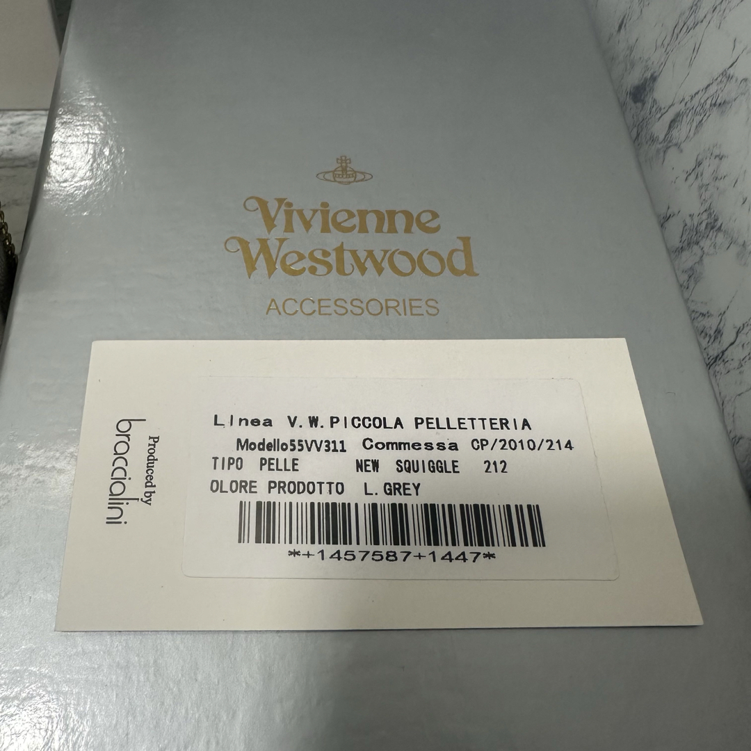 Vivienne Westwood(ヴィヴィアンウエストウッド)の【おすすめ‼︎】Vivienne Westwood 長財布　グレー　レア柄‼︎ レディースのファッション小物(財布)の商品写真