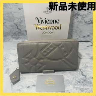 ヴィヴィアンウエストウッド(Vivienne Westwood)の【おすすめ‼︎】Vivienne Westwood 長財布　グレー　レア柄‼︎(財布)