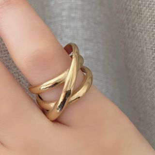 ★再入荷★ ステンレス　ツイスト 太リング