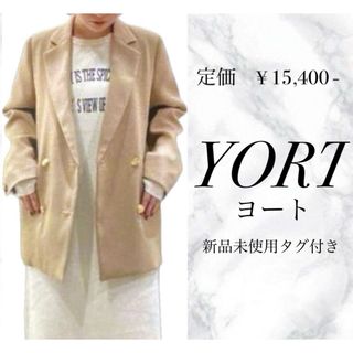 スコットクラブ(SCOT CLUB)の【新品未使用タグ付き】　YORT ヨート　ロゴトレーナーワンピース　即完売品(ロングワンピース/マキシワンピース)