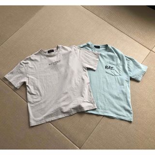 半袖　Tシャツ2枚　150   ライトグレー　グリーン(Tシャツ/カットソー)