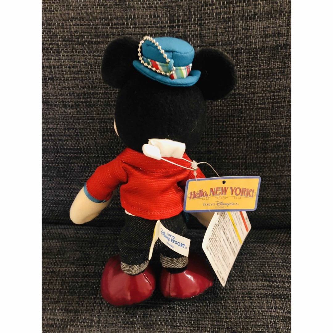 Disney(ディズニー)のディズニー　ハローニューヨーク　35周年　ミッキー　ミニー　ぬいぐるみバッジ エンタメ/ホビーのおもちゃ/ぬいぐるみ(キャラクターグッズ)の商品写真