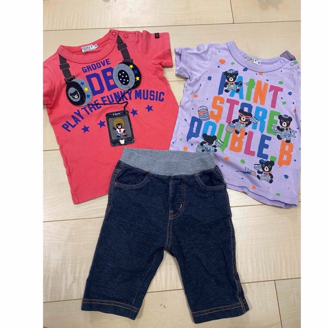 DOUBLE.B(ダブルビー)のダブルビー　セット キッズ/ベビー/マタニティのキッズ服男の子用(90cm~)(Tシャツ/カットソー)の商品写真