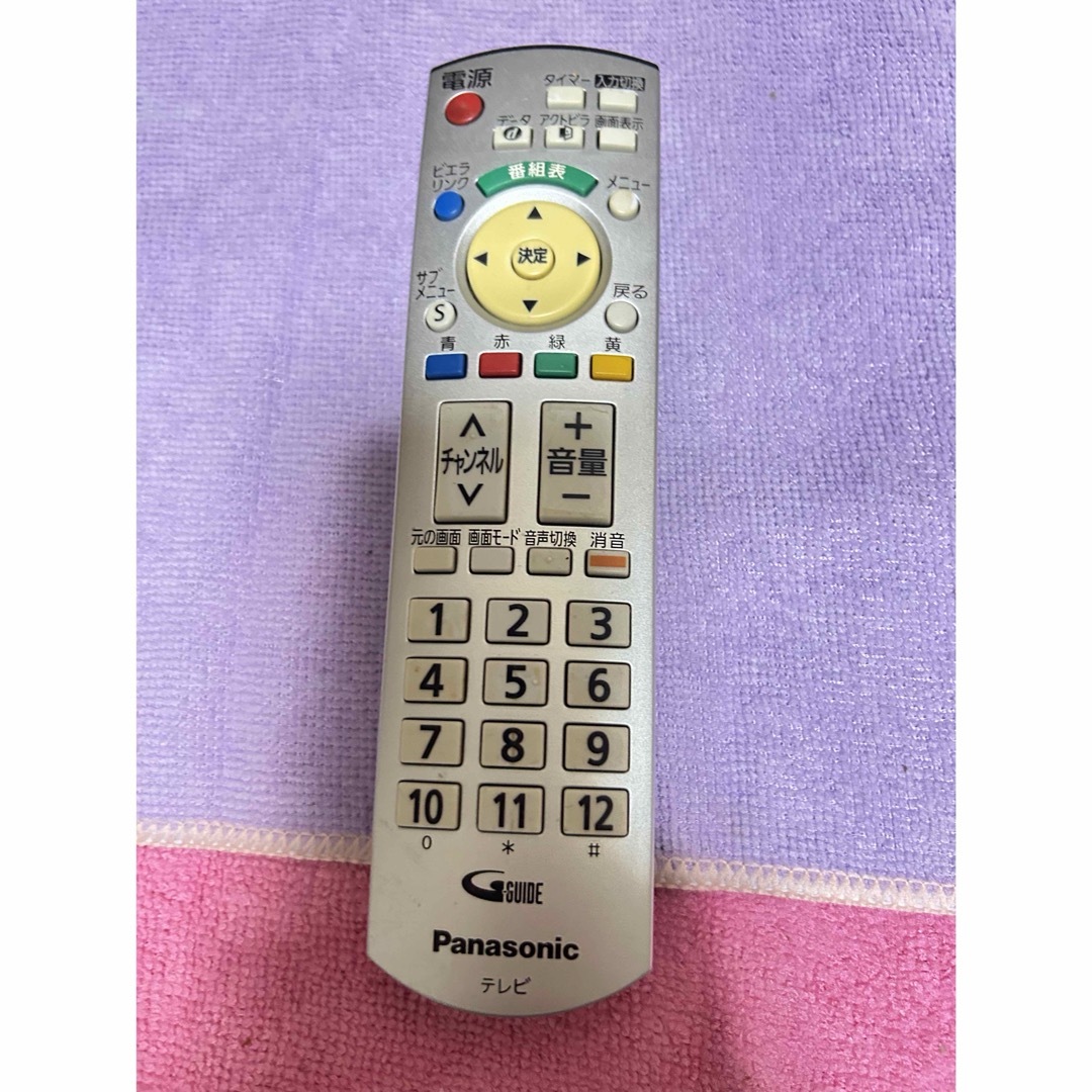 Panasonic(パナソニック)のパナソニック ビエラ テレビ リモコン  N2QAYB000216  ③ スマホ/家電/カメラのテレビ/映像機器(テレビ)の商品写真