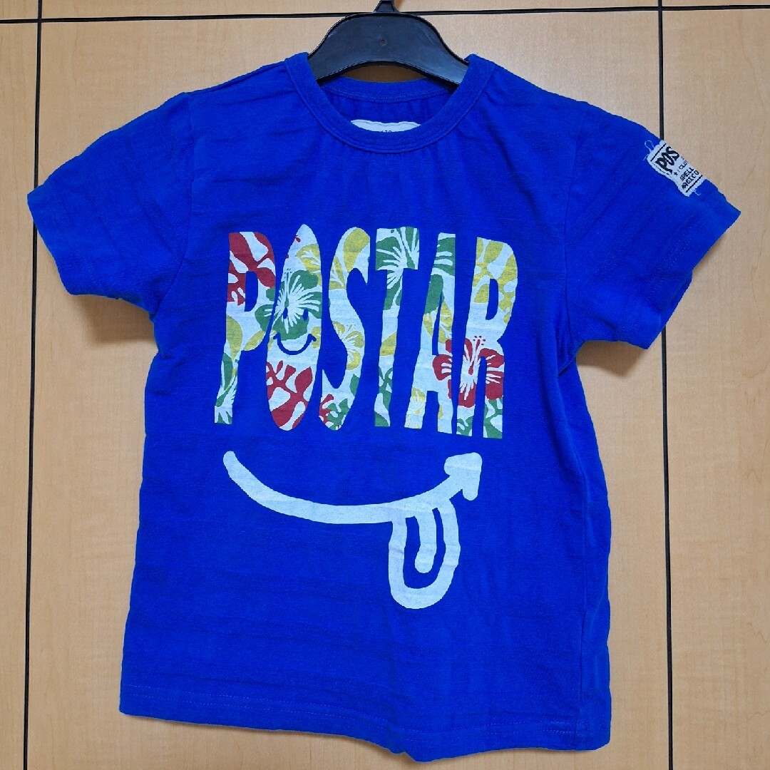 POSTAR(ポスター)のPOSTAR Tシャツ 130 青 キッズ/ベビー/マタニティのキッズ服男の子用(90cm~)(Tシャツ/カットソー)の商品写真