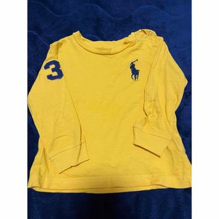 ラルフローレン(Ralph Lauren)のラルフローレン　長袖　ロンT 12M 80 ナンバー3(Ｔシャツ)