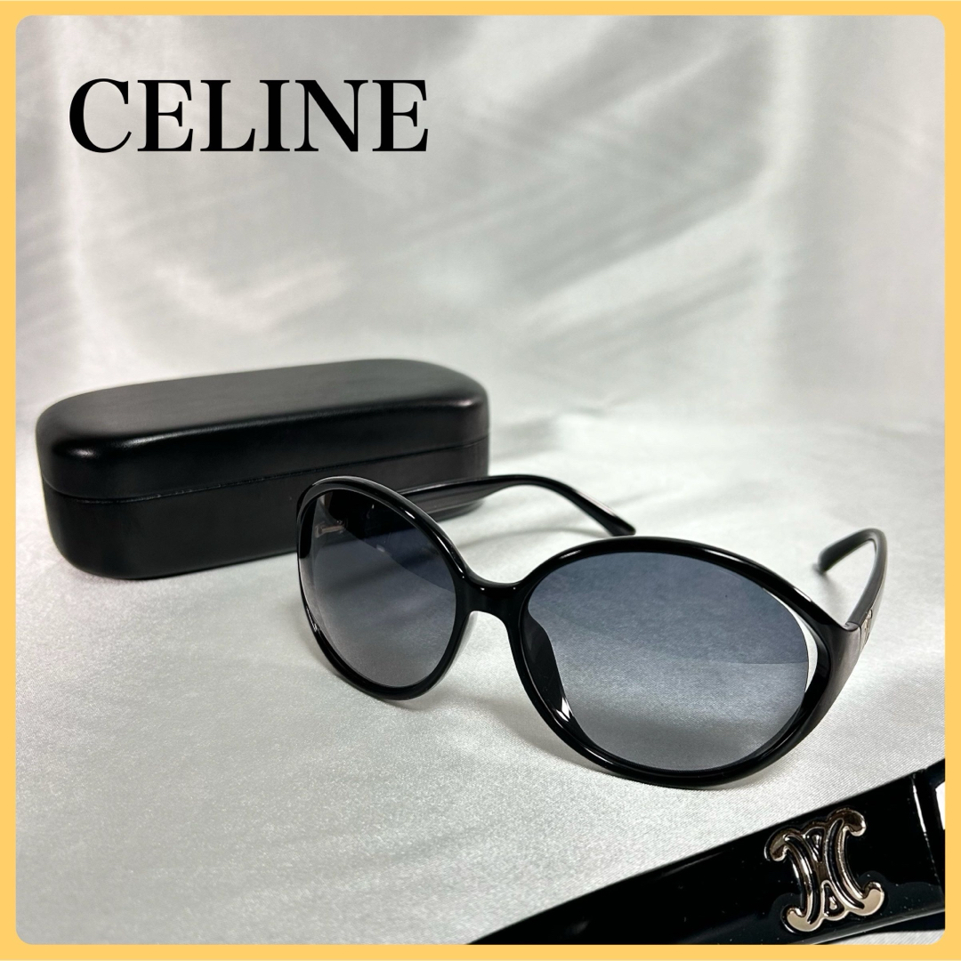 celine(セリーヌ)のCELINE トリオンフ サングラス イタリア製 ブランドロゴ セリーヌ  レディースのファッション小物(サングラス/メガネ)の商品写真