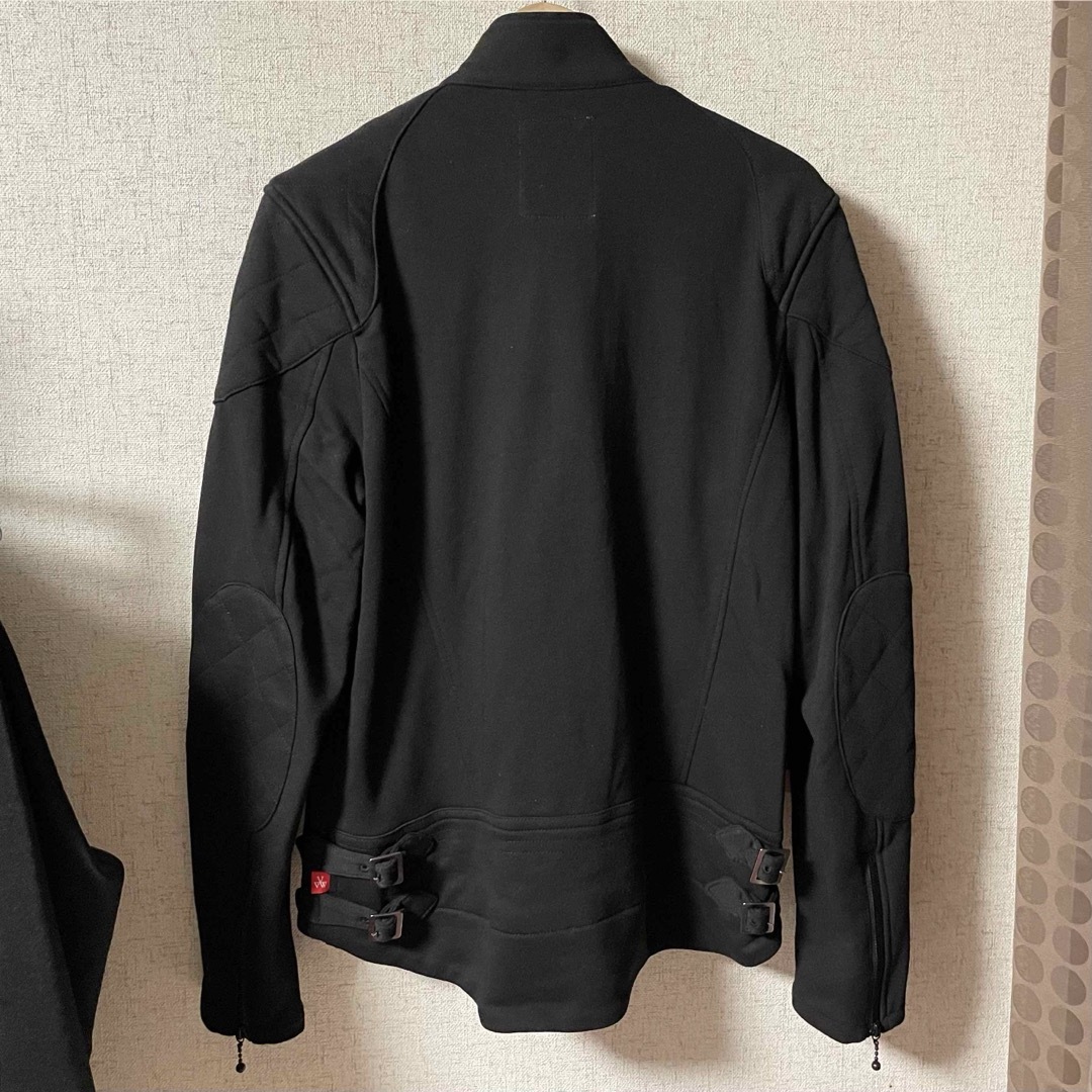 VIRGO(ヴァルゴ)の【美品】VIRGOwearworks  VGW SWEAT RIDERS メンズのジャケット/アウター(ライダースジャケット)の商品写真