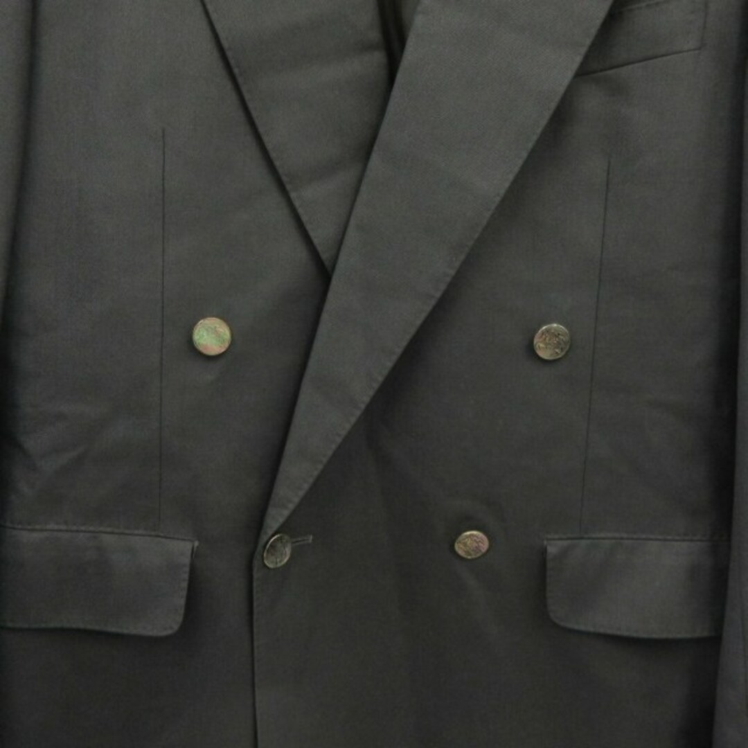 GIVENCHY(ジバンシィ)のジバンシィ 紺ブレ ジャケット ロゴボタン ダブル モヘア混 約S ■GY09 メンズのジャケット/アウター(テーラードジャケット)の商品写真