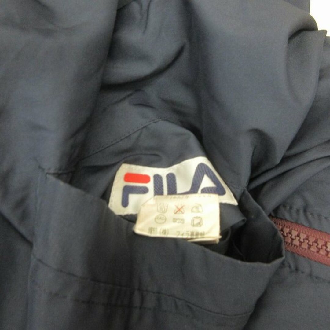 FILA(フィラ)のFILA リバーシブル フリースベスト ブルゾン フード付 XL ■GY09 メンズのジャケット/アウター(ブルゾン)の商品写真