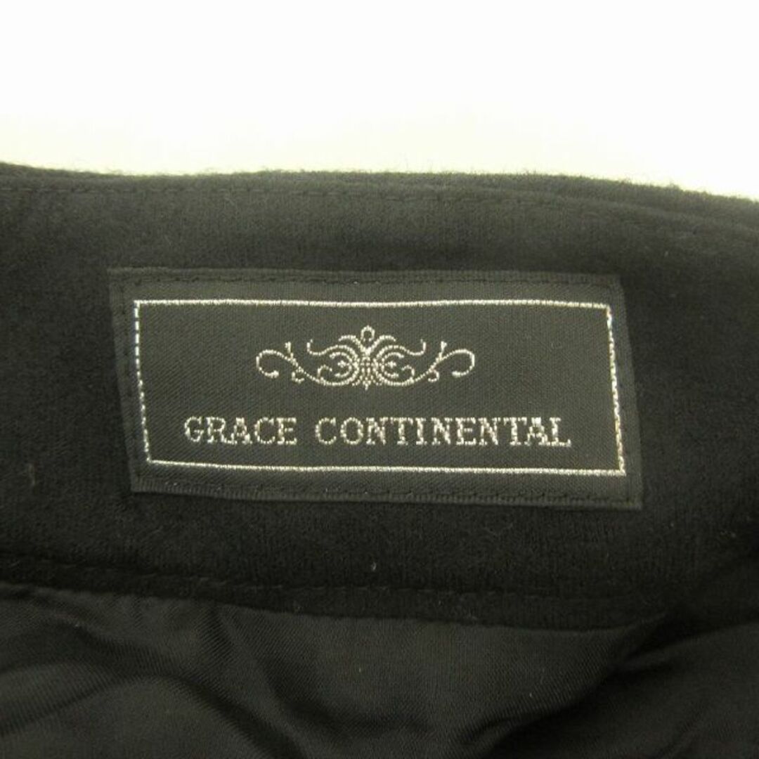 GRACE CONTINENTAL(グレースコンチネンタル)のグレースコンチネンタル 総柄 チュニック 総柄 白 黒 36 約S ■GY09 レディースのトップス(チュニック)の商品写真