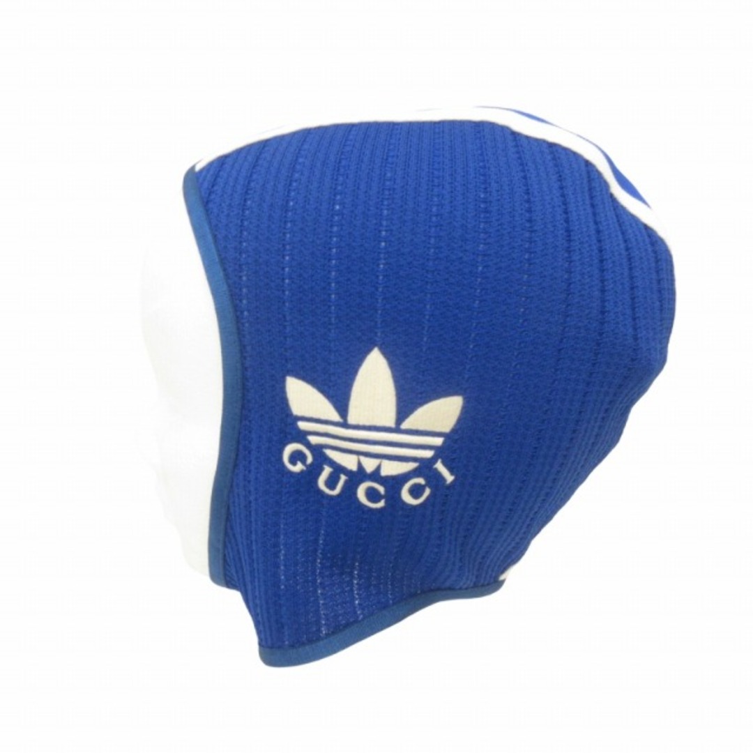 Gucci(グッチ)のグッチ GUCCI × アディダス 美品 22-23AW フード ニット帽 M メンズの帽子(ニット帽/ビーニー)の商品写真