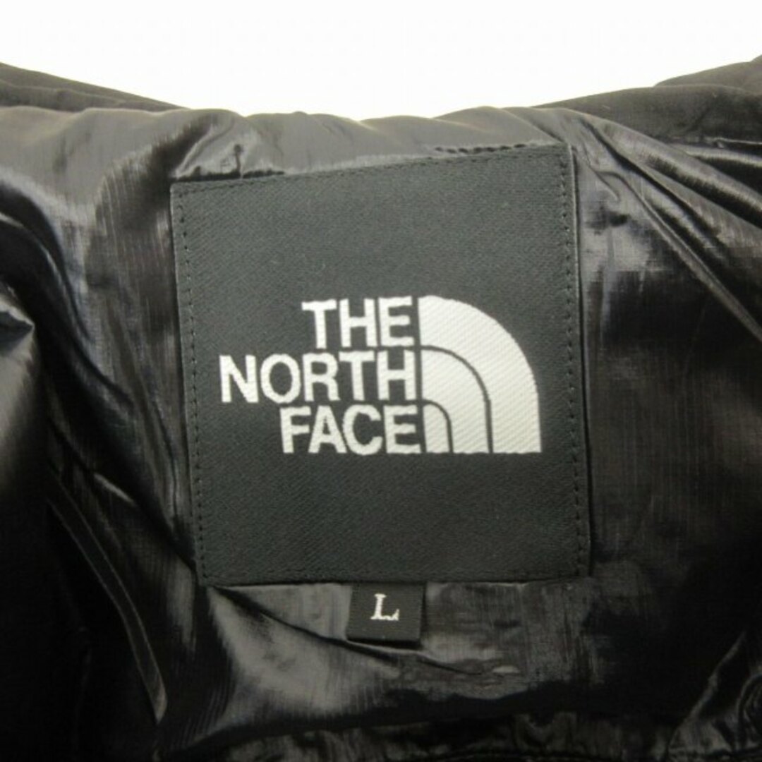 THE NORTH FACE(ザノースフェイス)のザノースフェイス タグ付 ダウンベスト ブルゾン 黒 ブラック L ■GY09 メンズのジャケット/アウター(ダウンベスト)の商品写真