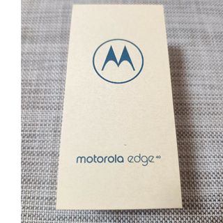 ANDROID - 新品　MOTOROLA モトローラエッジ40　イクリプスブラック　8GB 256