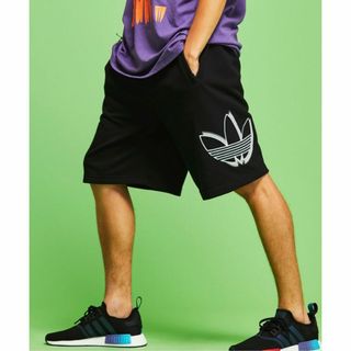 アディダス(adidas)の新品☆彡【adidas】シャドウ トレフォイル スウェット ハーフ パンツ(ショートパンツ)