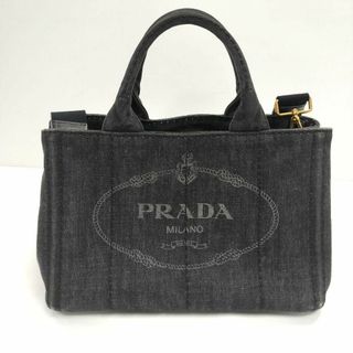 プラダ(PRADA)のプラダ　カナパ　２WAY　デニム　ハンド　バッグ(ハンドバッグ)