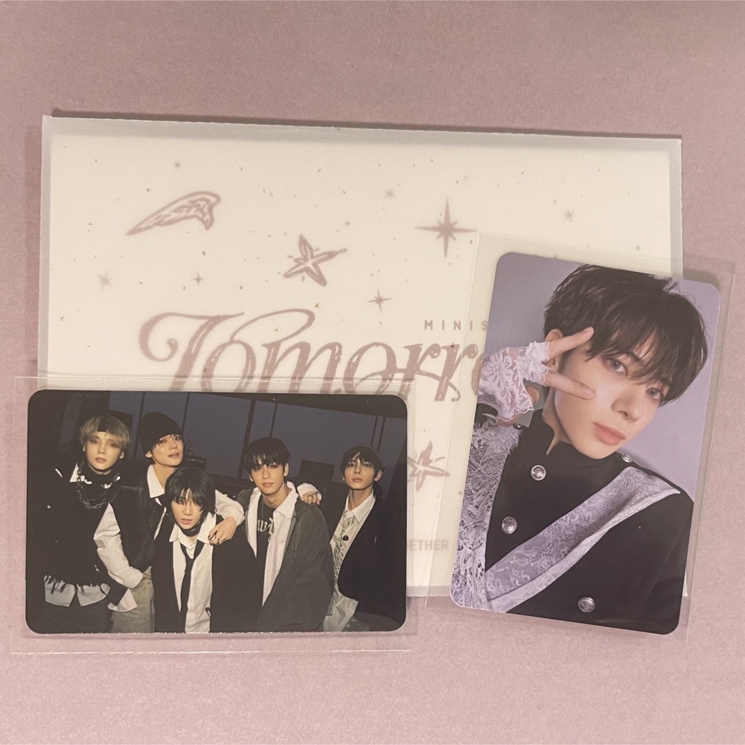 TOMORROW X TOGETHER(トゥモローバイトゥギャザー)のTXT テヒョン トレカ weverse album version A エンタメ/ホビーのCD(K-POP/アジア)の商品写真