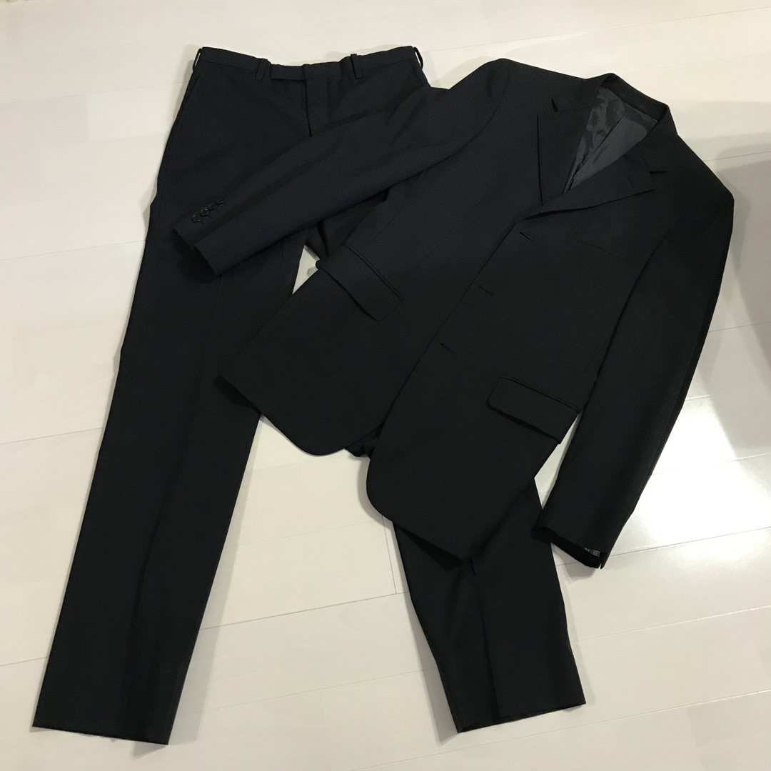 バーバリーブラックレーベル　紳士スーツ上下セット（40L/新品）上着は裏地無し春夏用になります